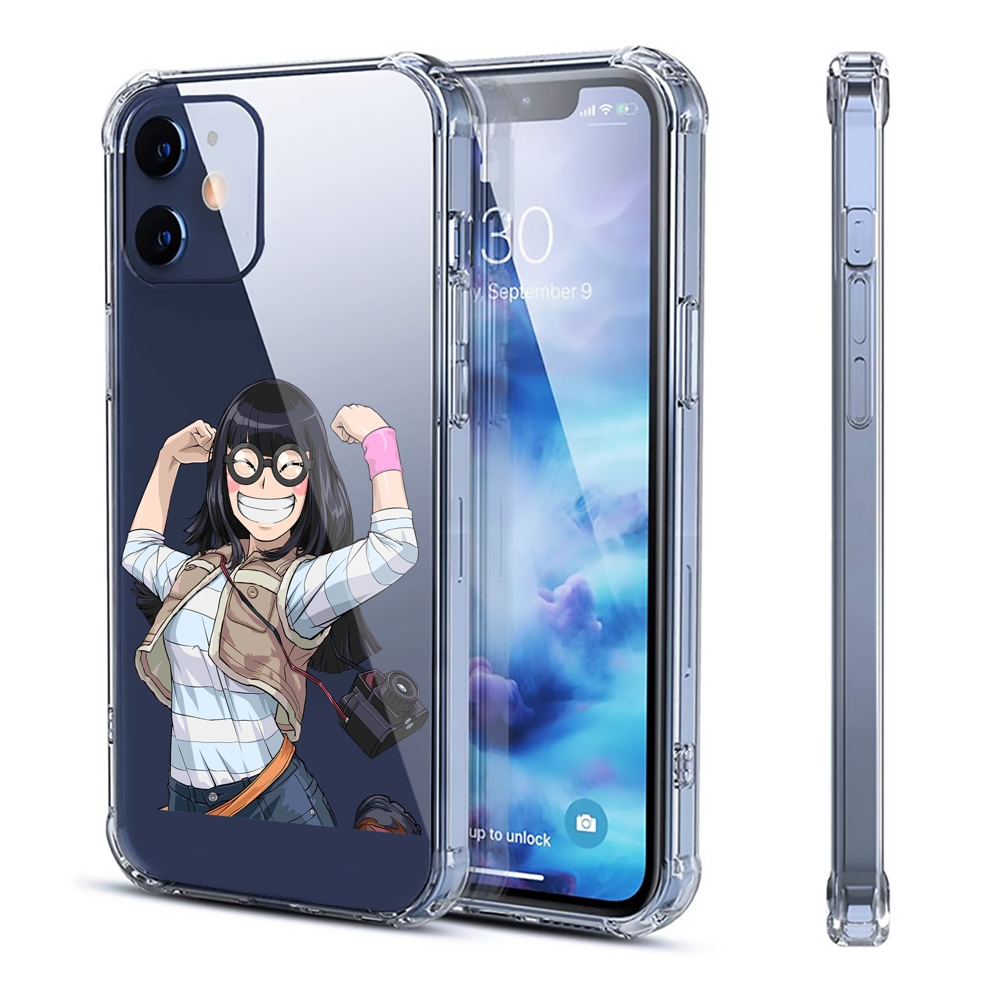 （画像用） 遊☆戯☆王 Yu-Gi-Oh! 【iPhone 12シリーズ対応】透明スマホケース（クリアソフトケース）